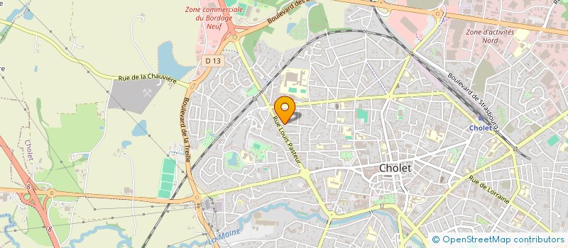 localisation de l'entreprise CHOLET NETTOYAGE à CHOLET
