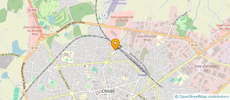 localisation de l'entreprise CHOLET OFF ROAD à CHOLET