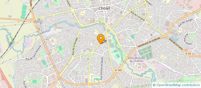 localisation de l'entreprise CHOLET PARE BRISE à CHOLET
