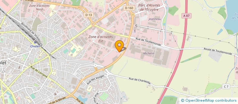 localisation de l'entreprise CHOLET POIDS LOURDS à CHOLET
