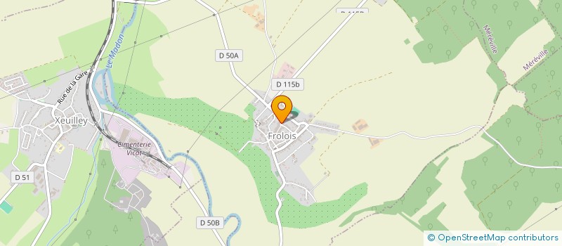 localisation de l'entreprise CHOLET SAS  FROLOIS