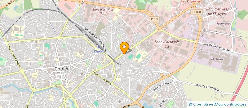 localisation de l'entreprise CHOLET TRIATHLON  CHOLET