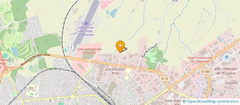 localisation de l'entreprise CHOLET VOL A VOILE à CHOLET