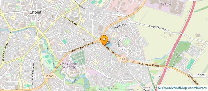 localisation de l'entreprise CHOLET VOLETS SERVICES à CHOLET