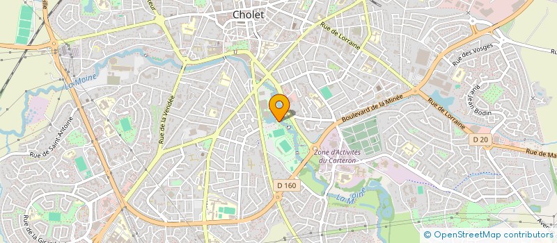 localisation de l'entreprise CHOLET WATER-POLO  CHOLET