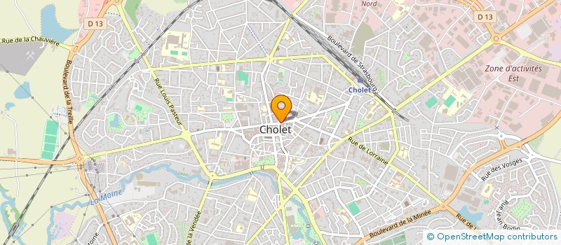 localisation de l'entreprise CHOLETCOIF à CHOLET