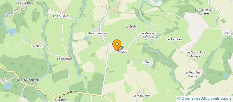 localisation de l'entreprise CHOLIN DENIS CHOLIN JEAN-CLAUDE  MALLERET-BOUSSAC