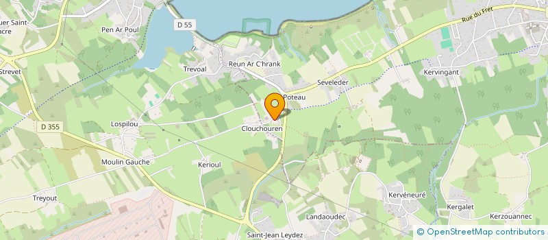 localisation de l'entreprise CHOLIN JULIEN  CROZON