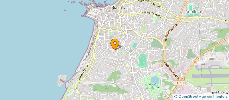 localisation de l'entreprise CHOLITA à BIARRITZ