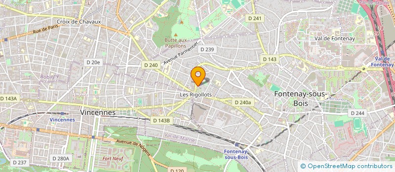 localisation de l'entreprise CHOLITO ANDINO à FONTENAY-SOUS-BOIS