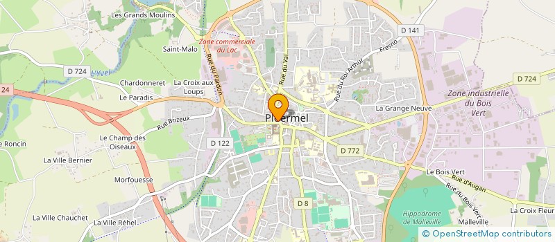 localisation de l'entreprise CHOLLET à PLOERMEL