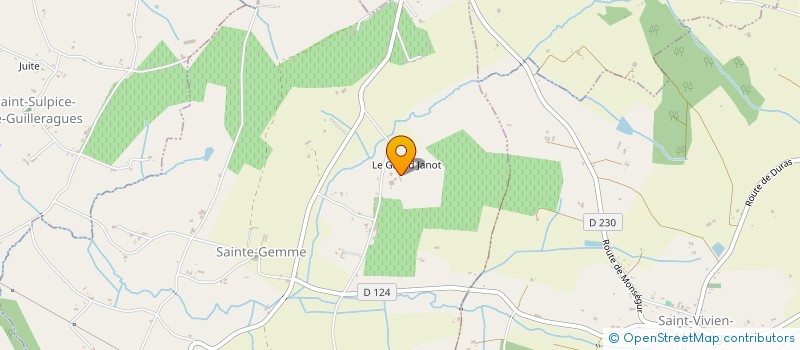 localisation de l'entreprise CHOLLET BOUDEY  SAINTE-GEMME