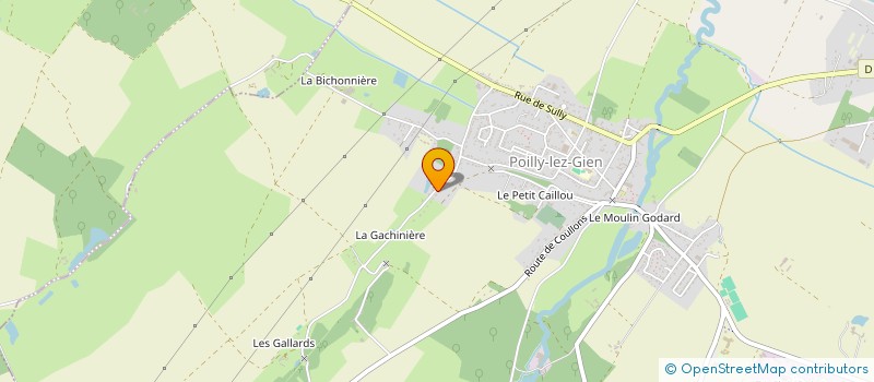 localisation de l'entreprise CHOLLET ENVIRONNEMENT à POILLY-LEZ-GIEN