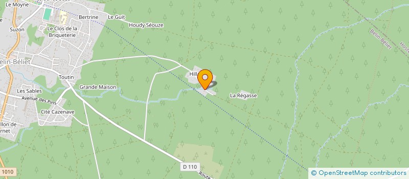 localisation de l'entreprise CHOLLET ET FILS  BELIN-BELIET