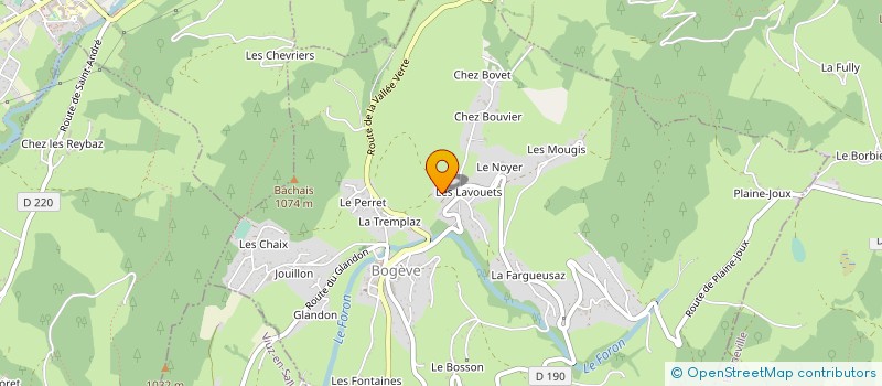 localisation de l'entreprise CHOLLET IMMOBILIER  BOGEVE