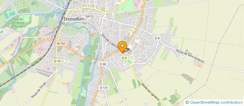 localisation de l'entreprise CHOLLET LES CEDRES à ISSOUDUN