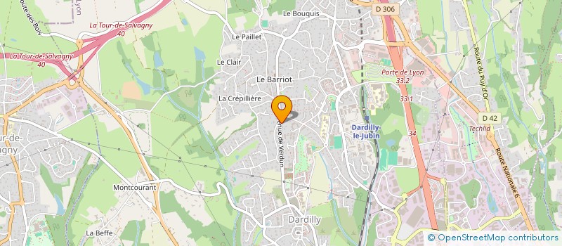 localisation de l'entreprise CHOLLEY CONSULTING à DARDILLY