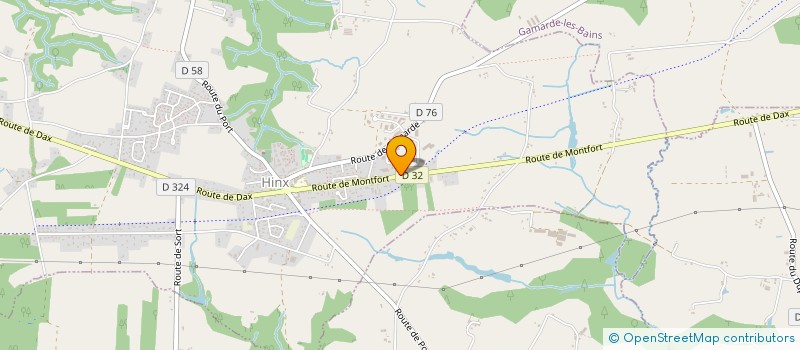 localisation de l'entreprise CHOLLOUX  HINX