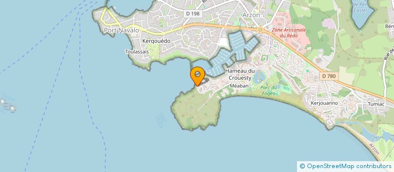 localisation de l'entreprise CHOLOUX  ARZON