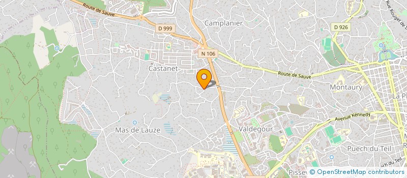 localisation de l'entreprise CHOLVY LAURENT  NIMES