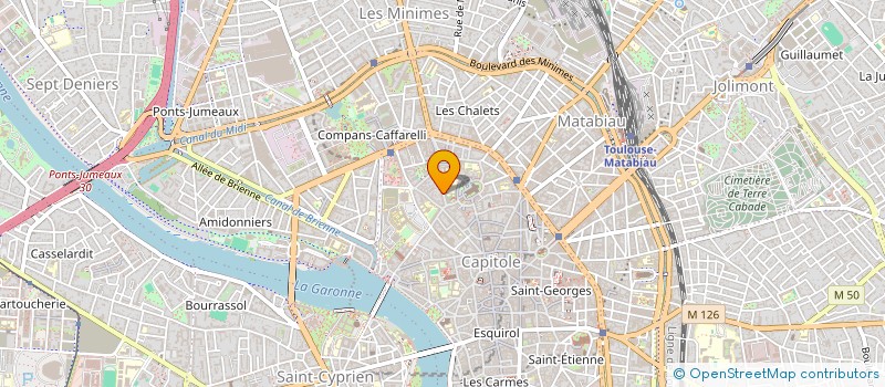 localisation de l'entreprise CHOMACTION SOLIDARITE CITOYEN REPUBLIC  TOULOUSE