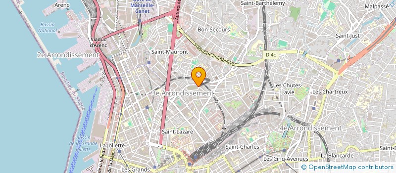 localisation de l'entreprise CHOMAGE ENTRAIDE PARTAGE à MARSEILLE
