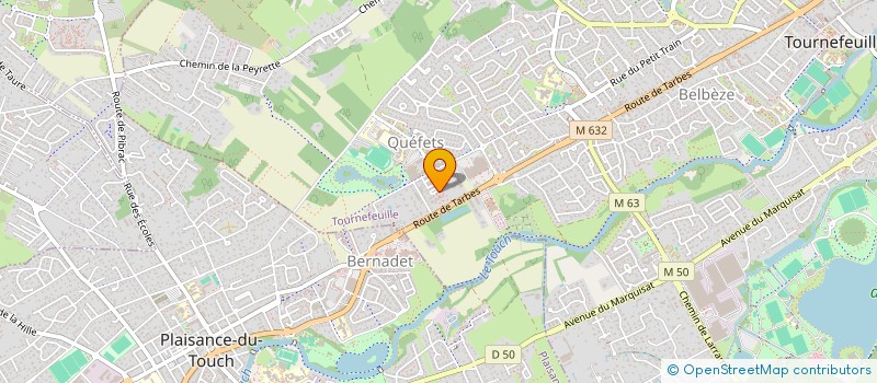 localisation de l'entreprise CHOMAGEZERO  TOURNEFEUILLE