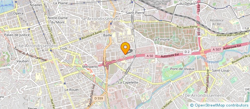 localisation de l'entreprise CHOMAIDE à MARSEILLE