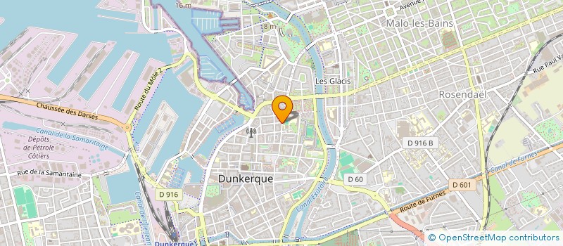 localisation de l'entreprise CHOMBART-NEIVEYANS à DUNKERQUE