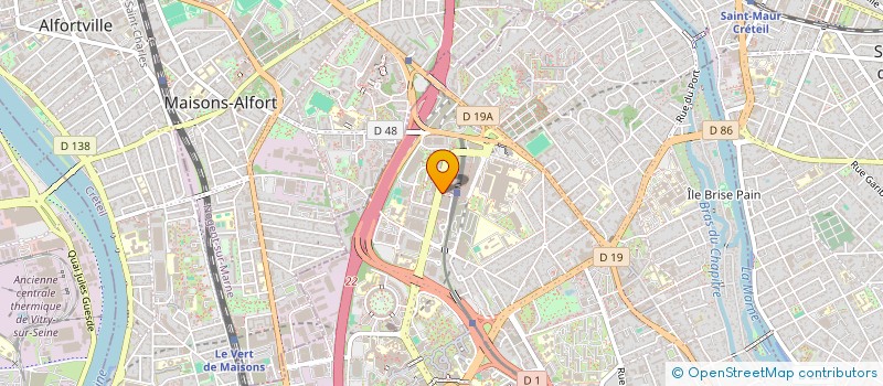 localisation de l'entreprise CHOMEA à CRETEIL
