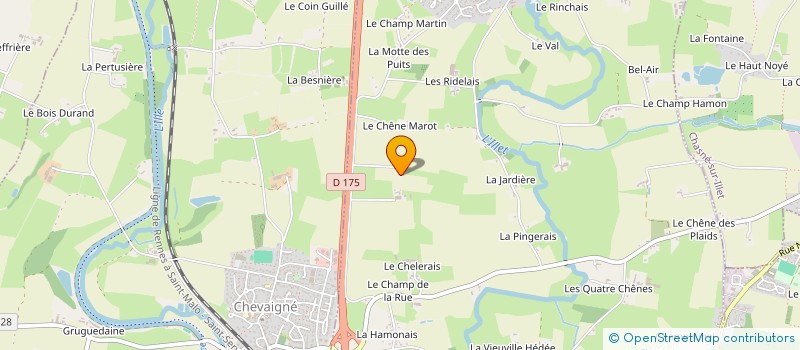 localisation de l'entreprise CHOMEL ISO  MOUAZE