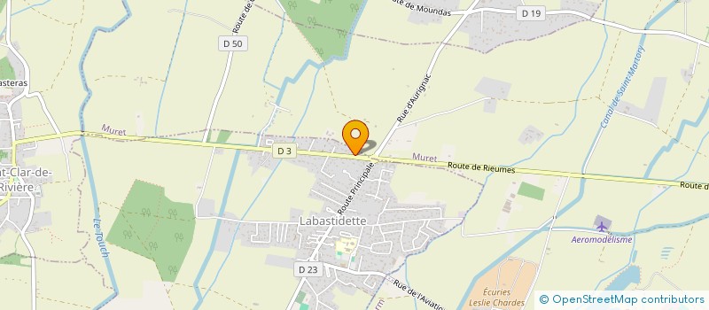 localisation de l'entreprise CHOMETTE EXPERTISE COMPTABLE  LABASTIDETTE