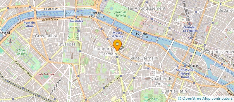 localisation de l'entreprise CHOMETTE-LUPI ET ASSOCIES ARCHITECTES  PARIS