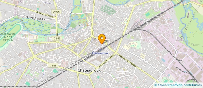 localisation de l'entreprise CHOMEURS ET SOLIDARITES 36 à CHATEAUROUX