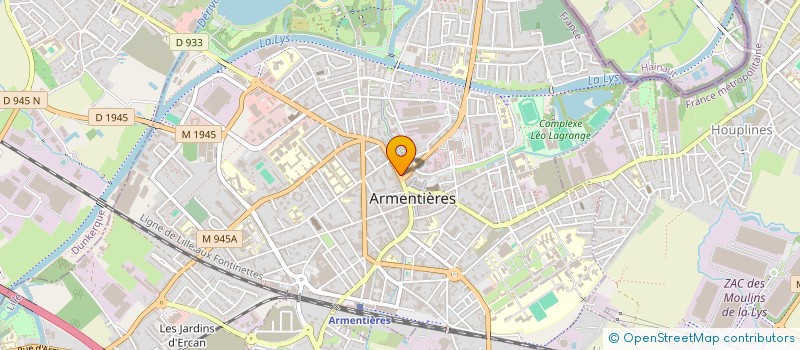 localisation de l'entreprise CHOMI ARONFI à ARMENTIERES