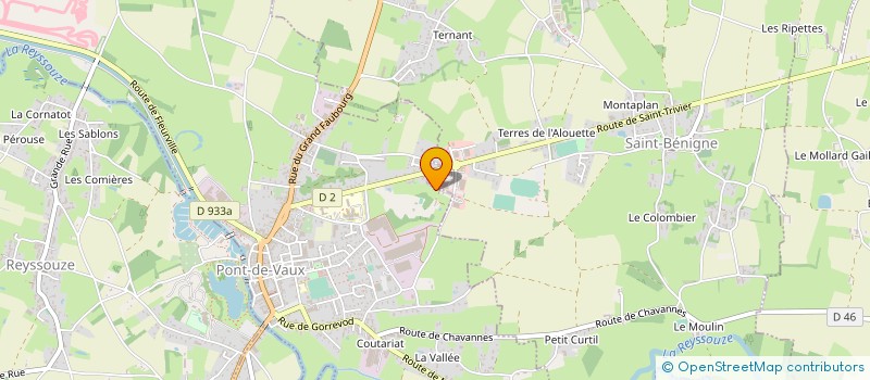localisation de l'entreprise CHONCHON  SAINT-BENIGNE