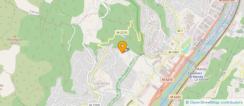 localisation de l'entreprise CHONG SI TSAON ROGER  GATTIERES