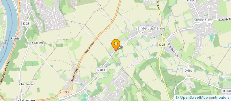 localisation de l'entreprise CHONNE & BIDOU  SAINTE-EUPHEMIE