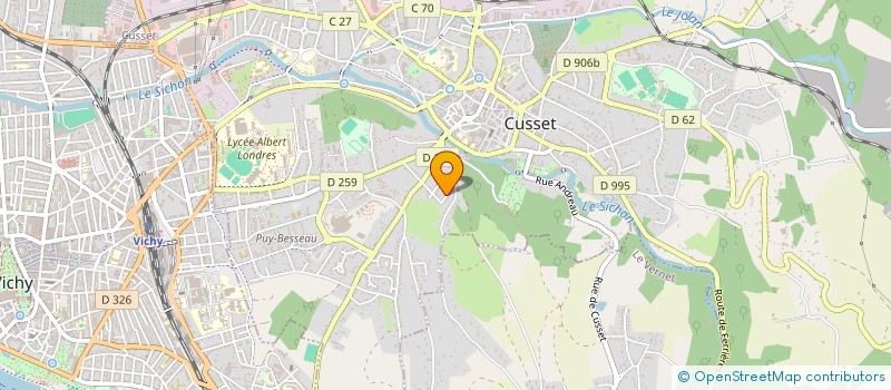 localisation de l'entreprise CHONROU à CUSSET