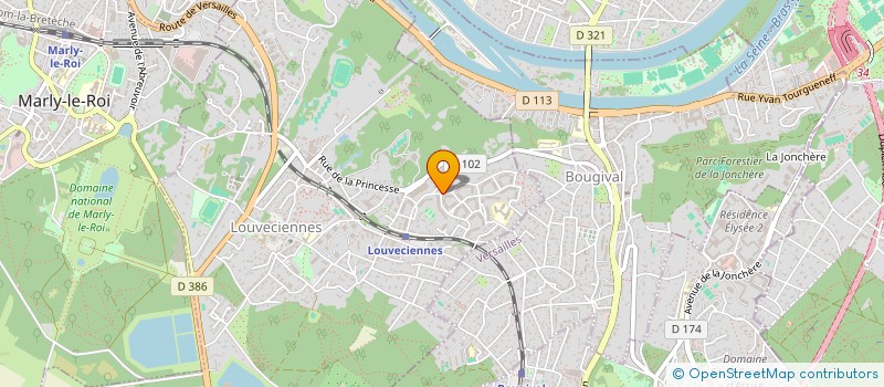 localisation de l'entreprise CHONS-MT  LOUVECIENNES