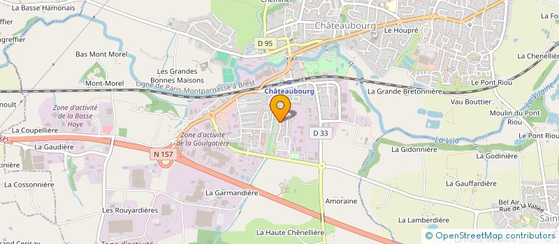 localisation de l'entreprise CHOOPING  CHATEAUBOURG