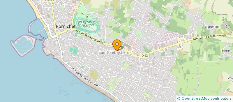 localisation de l'entreprise CHOP'NARD à PORNICHET