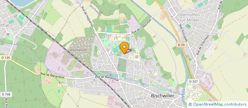 localisation de l'entreprise CHOPARD INVEST  BISCHWILLER