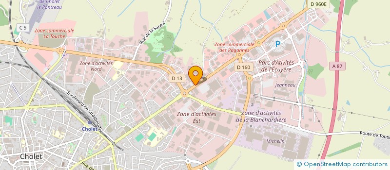 localisation de l'entreprise CHOPE CHOLET NORD à CHOLET