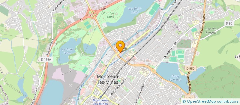 localisation de l'entreprise CHOPE & COMPAGNIE MONTCEAU-LES-MINES à MONTCEAU-LES-MINES