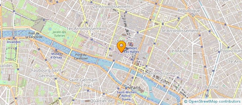 localisation de l'entreprise CHOPE DU PONT NEUF  PARIS