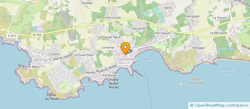 localisation de l'entreprise CHOPER à PLOEMEUR