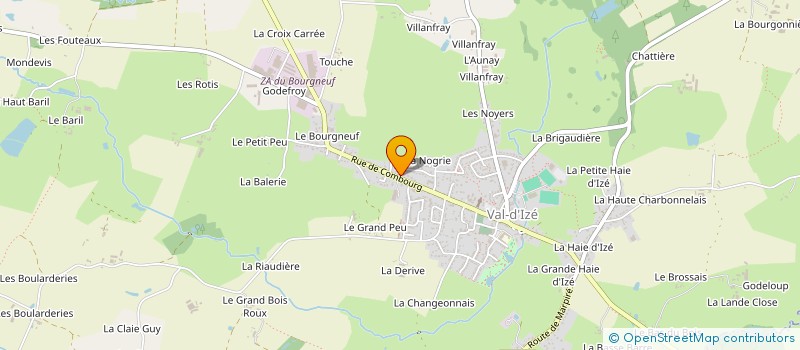 localisation de l'entreprise CHOPHOUSE  VAL-D'IZE