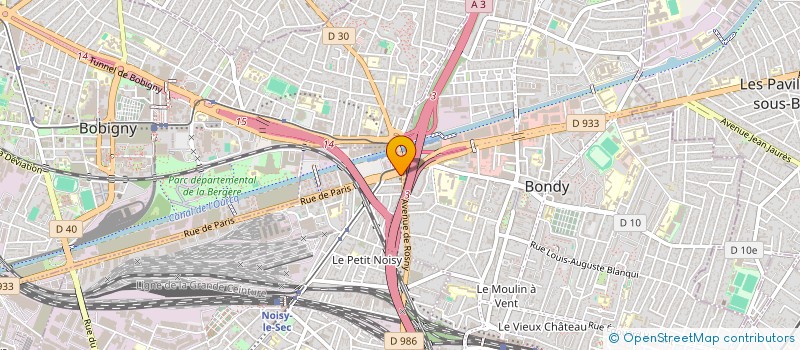 localisation de l'entreprise CHOPIN à NOISY-LE-SEC