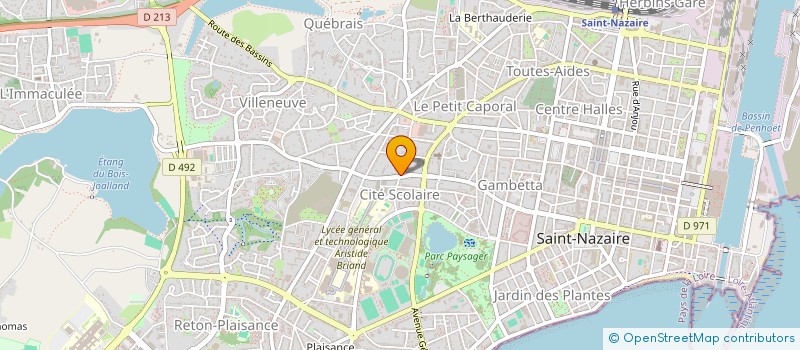 localisation de l'entreprise CHOPIN à SAINT-NAZAIRE